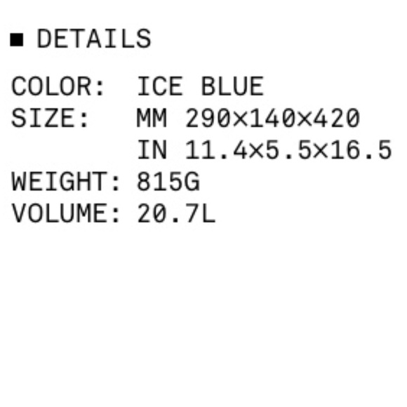 FREITAG F49 Fringe Backpack Blue/White - Picture 15 of 15